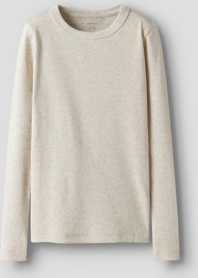 Name It Shirt met lange mouwen NKFNAKAL LS TOP NOOS in basisvorm en licht geribbelde kwaliteit - Foto 3