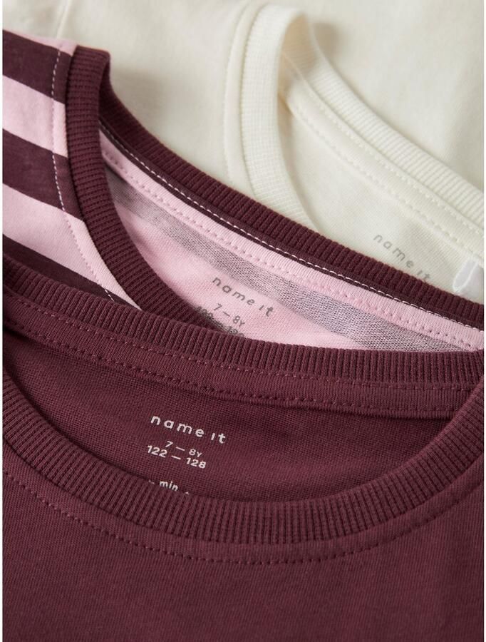 Name It Shirt met lange mouwen NKFNIANA 3P LS TOP (set 3-delig) - Foto 2