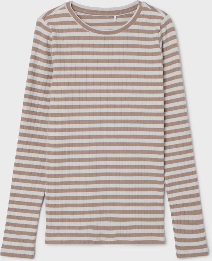 Name It Shirt met lange mouwen NKFSURAJA XSL LS TOP NOOS geweldige streepjes-look in geribbelde kwaliteit - Foto 4