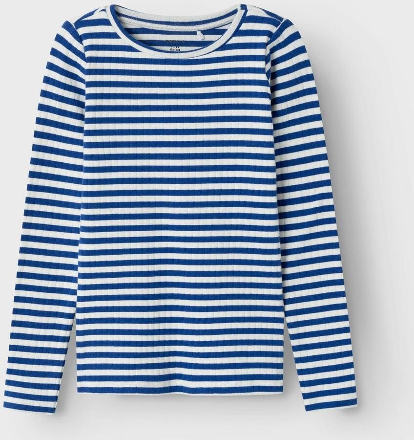 Name It Shirt met lange mouwen NKFSURAJA XSL LS TOP NOOS geweldige streepjes-look in geribbelde kwaliteit - Foto 5