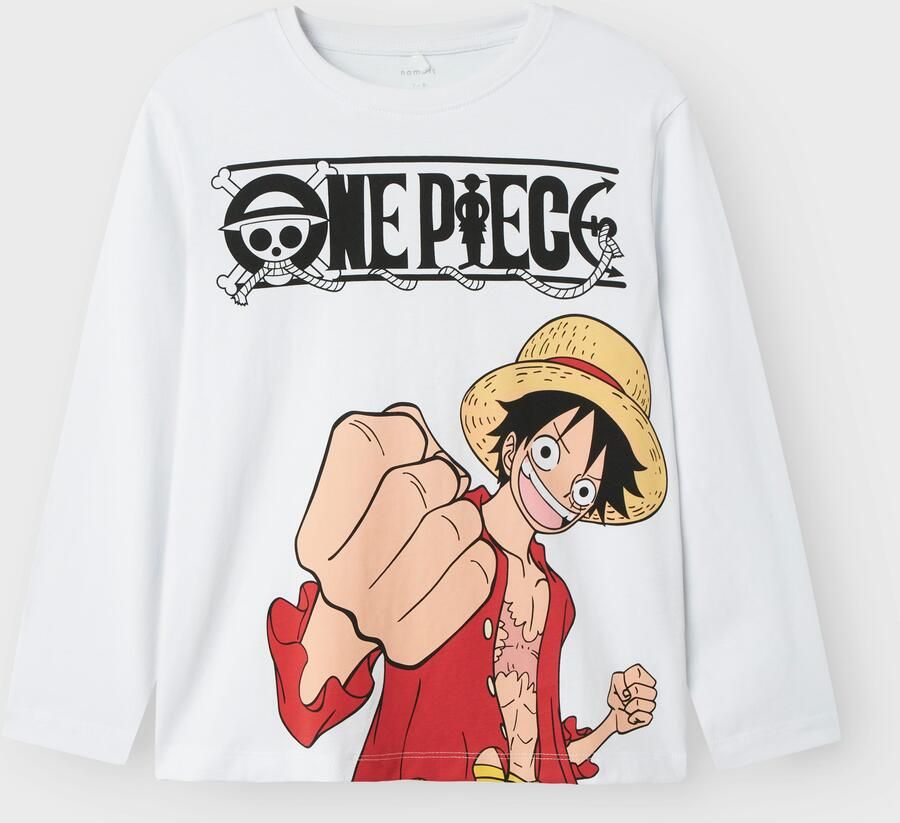 Name It Shirt met lange mouwen NKMARK ONEPIECE LS NREG TOP BOX NOOS VDE