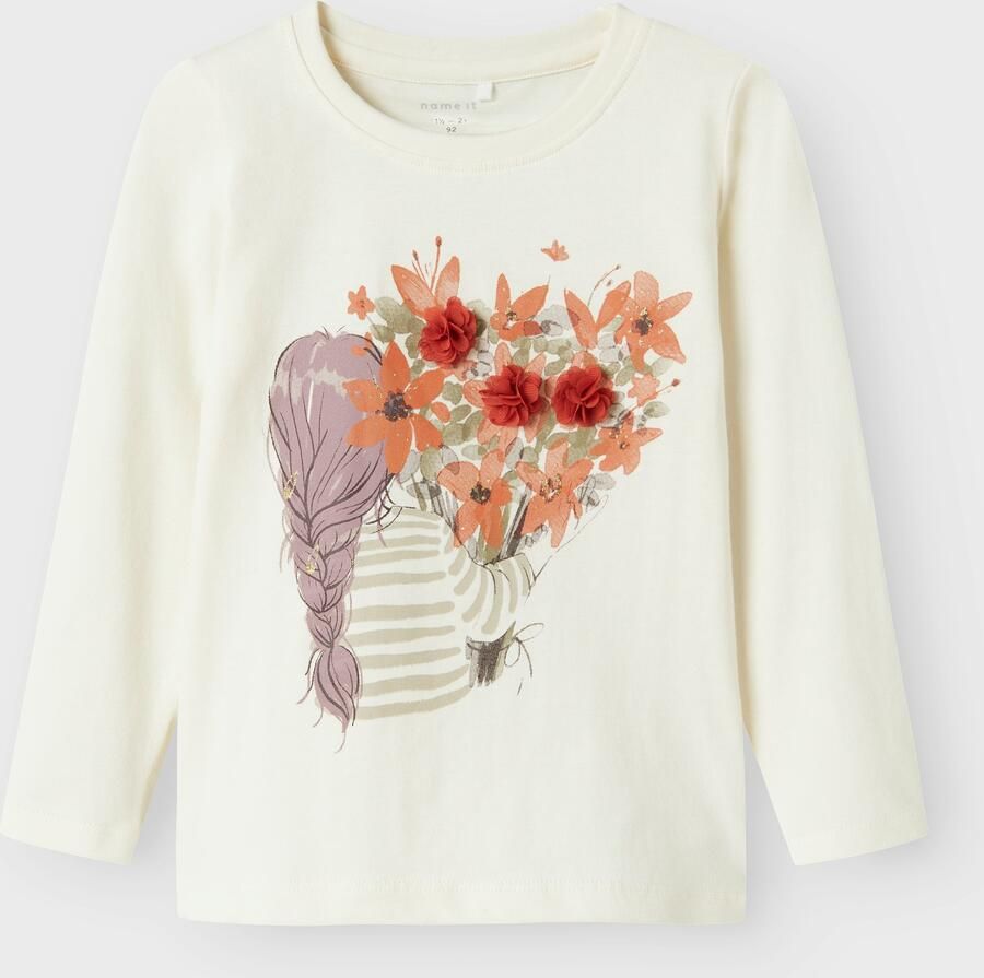 Name It Shirt met lange mouwen NMFOTREA LS TOP BOX