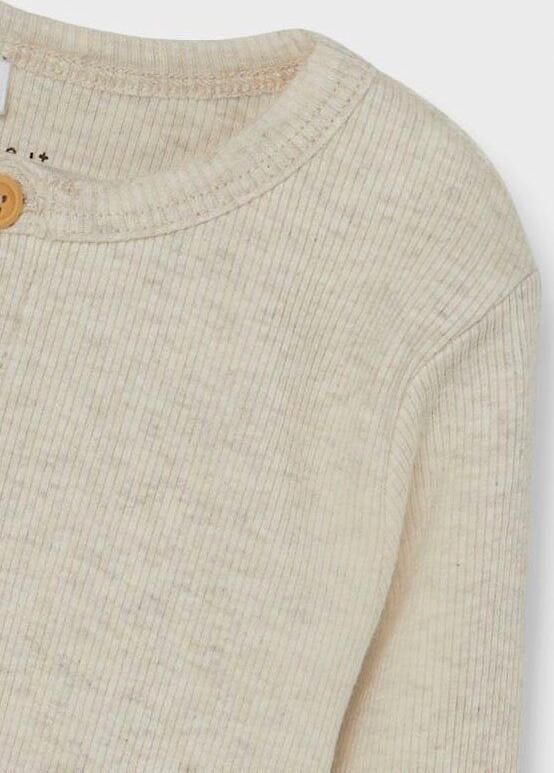 Name It Shirt met lange mouwen NMMKAB LS TOP NOOS in henley-stijl met korte knoopsluiting bij de halslijn - Foto 4