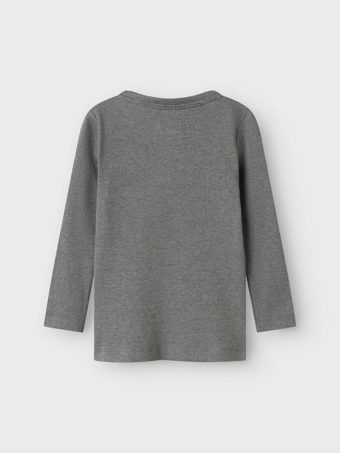 Name It Shirt met lange mouwen NMMKAB LS TOP NOOS in henley-stijl met korte knoopsluiting bij de halslijn - Foto 3