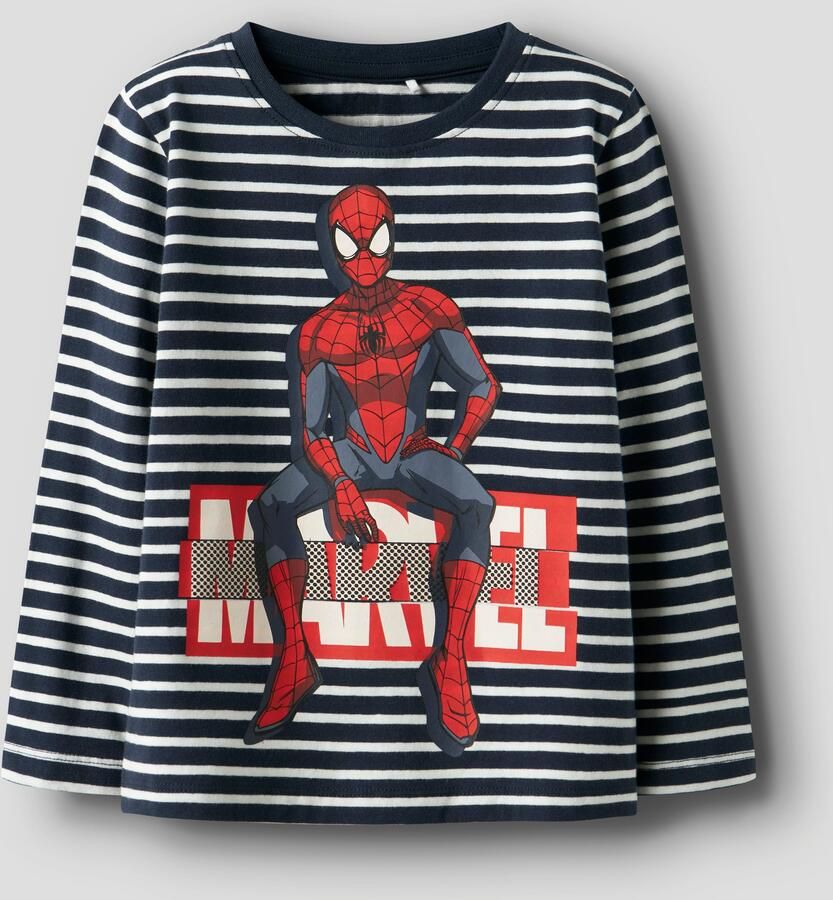 Name It Shirt met lange mouwen NMMODYS SPIDER LS NREG TOP MAR - Foto 3