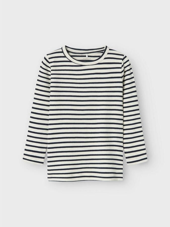 Name It Shirt met lange mouwen NMNBANI LS XSL TOP NOOS Strepen-look in geweldige ribkwaliteit - Foto 4