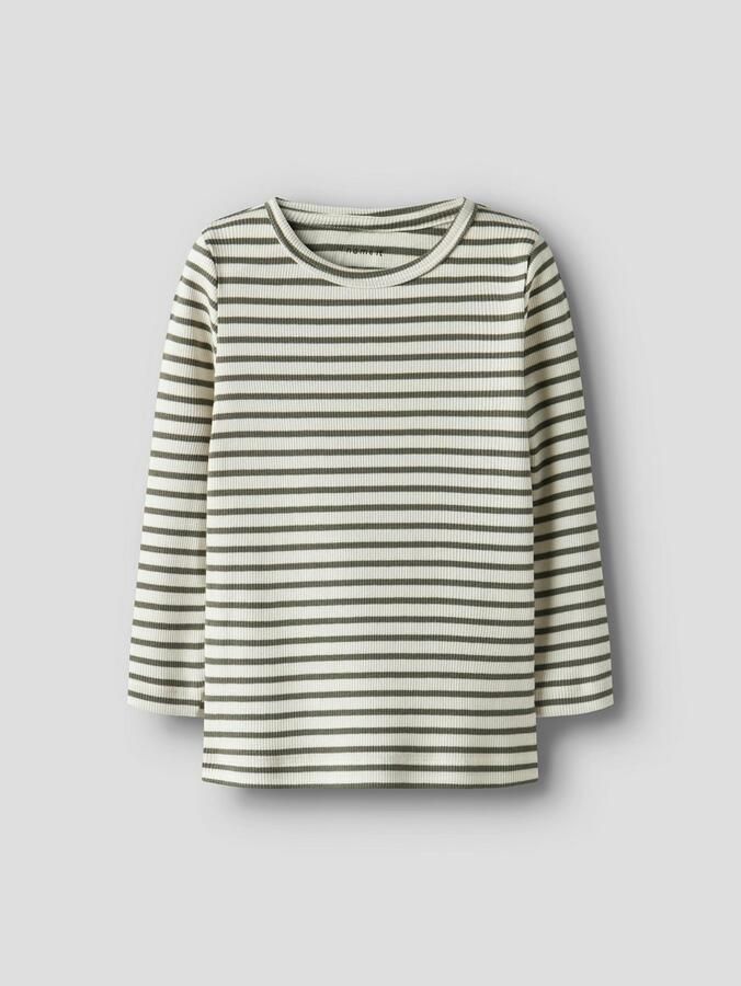 Name It Shirt met lange mouwen NMNBANI LS XSL TOP NOOS Strepen-look in geweldige ribkwaliteit - Foto 3