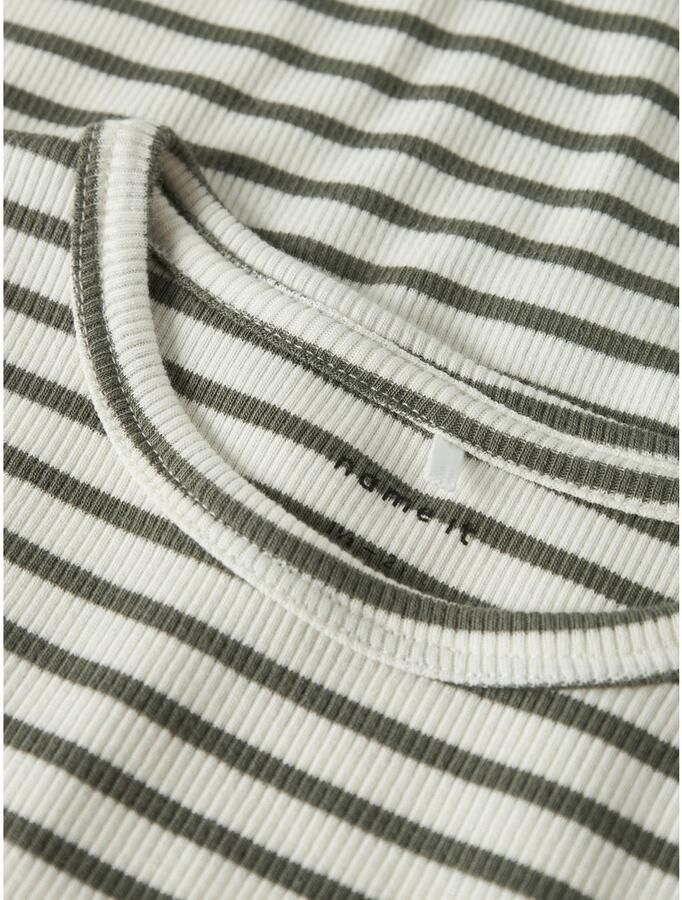 Name It Shirt met lange mouwen NMNBANI LS XSL TOP NOOS Strepen-look in geweldige ribkwaliteit