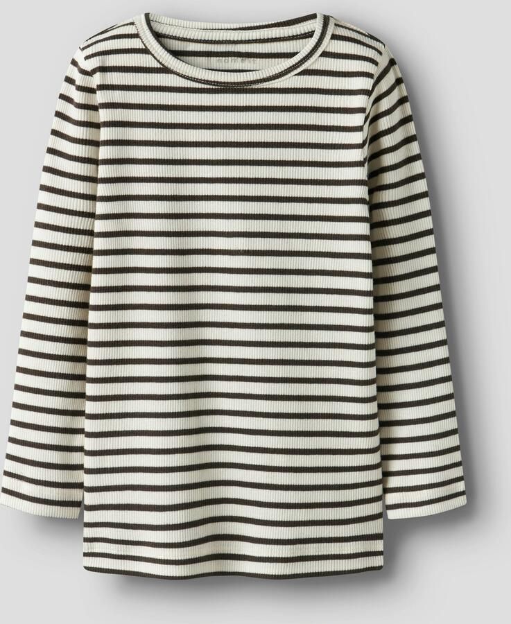 Name It Shirt met lange mouwen NMNBANI LS XSL TOP NOOS Strepen-look in geweldige ribkwaliteit - Foto 2