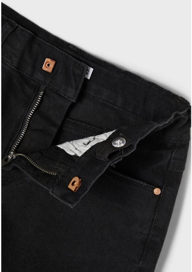 Name It Short NKFROSE HW MOM DNM SHORT Katoenmix gerafelde zoom verstelbare high waist band - Foto 2