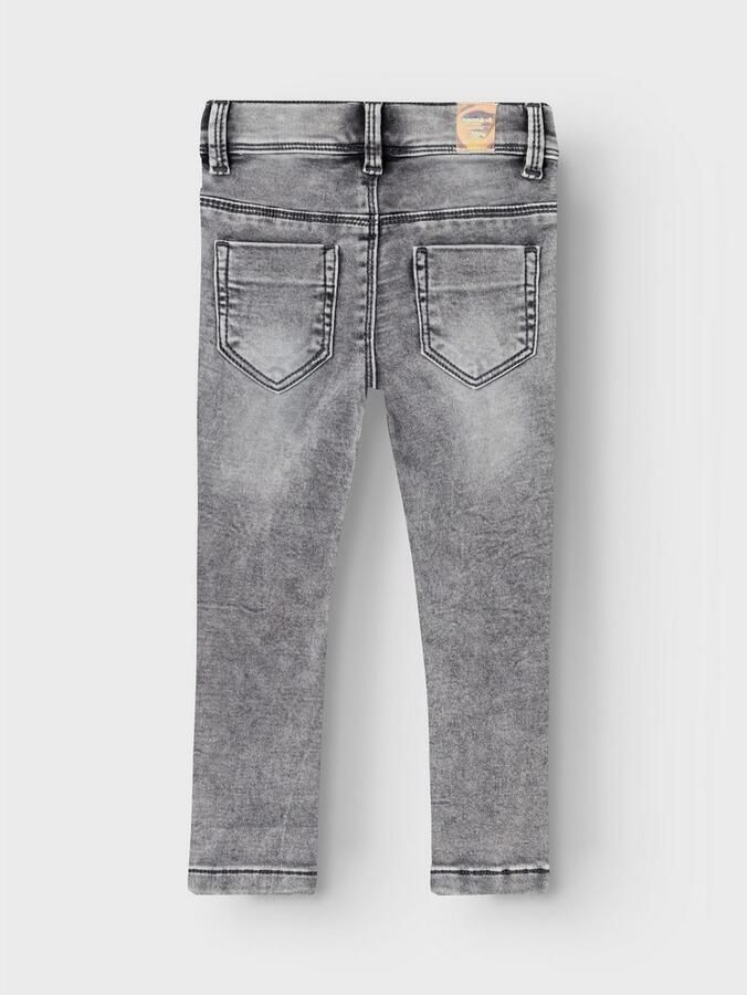 Name it MINI skinny jeans NMFPOLLY light grey denim Grijs Meisjes Stretchdenim 104 - Foto 5