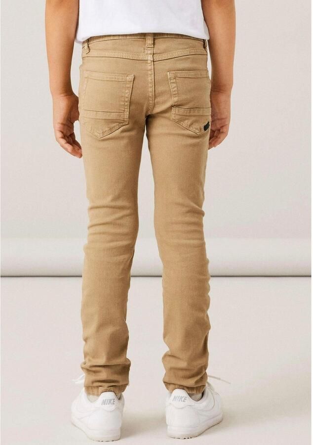 Name It Skinnybroek NKMTHEO voor jongens met verstelbare tailleband en smal silhouet - Foto 4