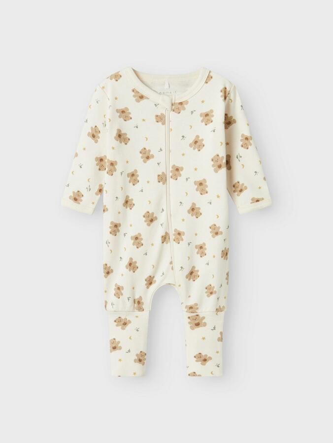 Name It Slaaponesie NBNNIGHTSUIT 2P ZIP FF JET BEAR NOOS (set 2-delig) - Foto 5
