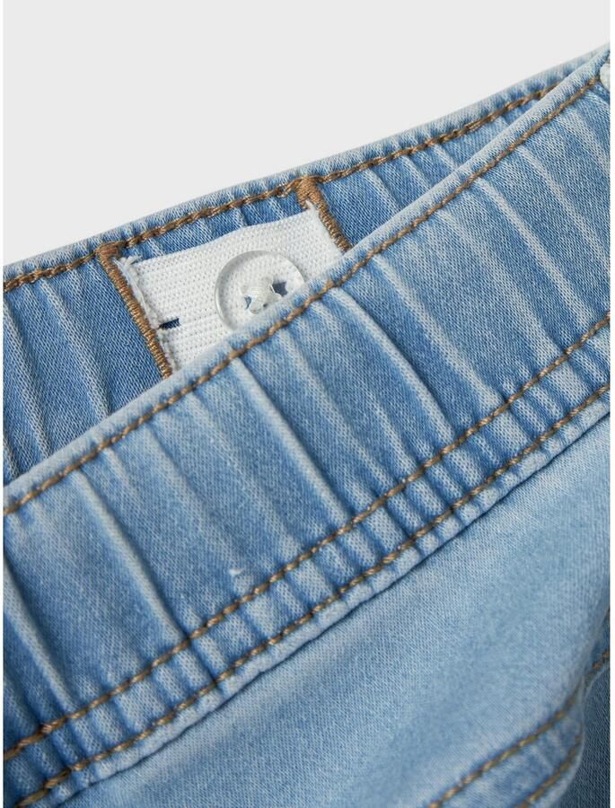 NAME IT KIDS slim fit regular waist jeans light blue denim