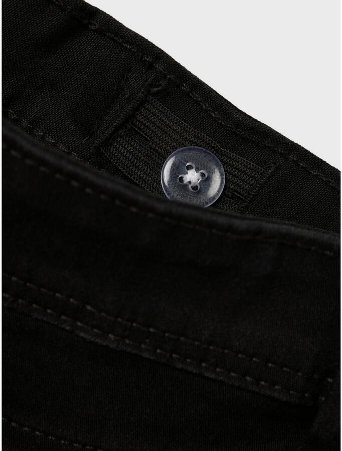 Name it KIDS slim fit jeans NKMSILAS black Zwart Jongens Jog denim Effen 158 - Foto 3