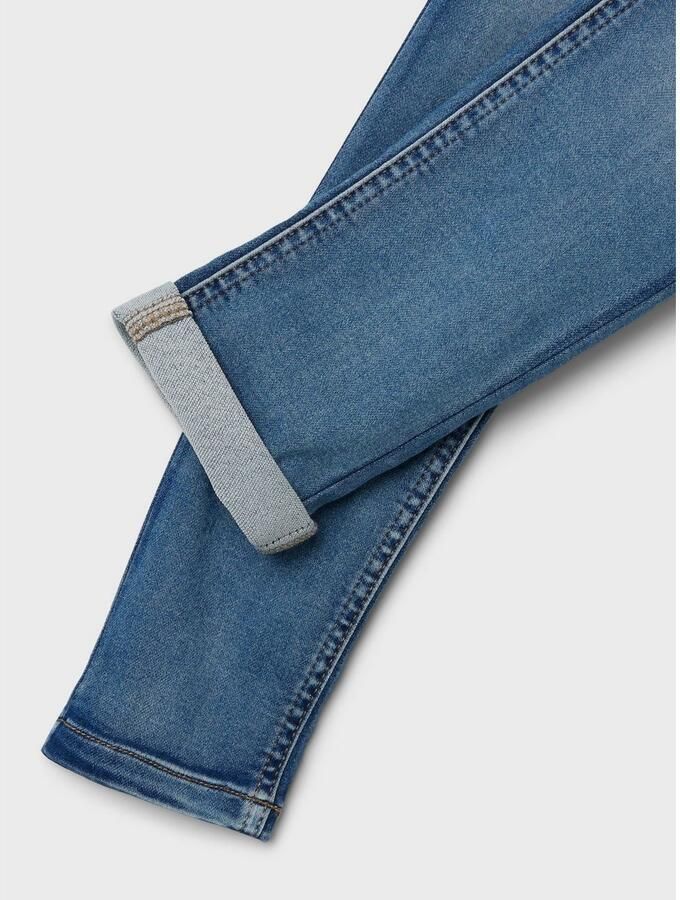 Name it KIDS slim fit jeans NKMTHEO denim blue Blauw Jongens Jog denim 104 - Foto 4