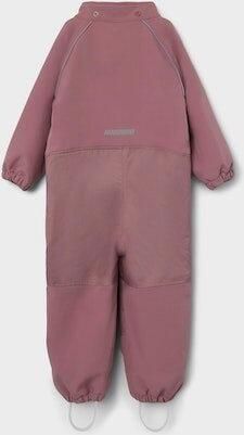 Name it MINI softshell buitenspeelpak NMNALFA oudroze Jas Jongens Polyester Capuchon 104 - Foto 3