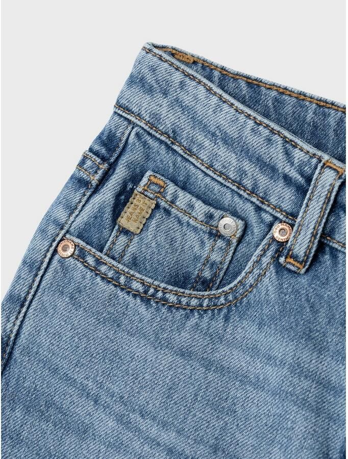 Name it KIDS straight fit jeans NKMRYAN medium blue denim Blauw Effen 176 - Foto 2