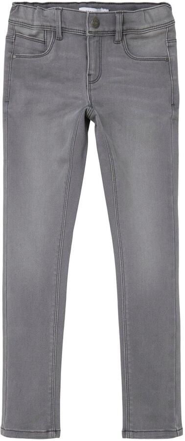 Name it skinny jeans NKFPOLLY light grey denim Grijs Meisjes Stretchdenim 128 - Foto 5