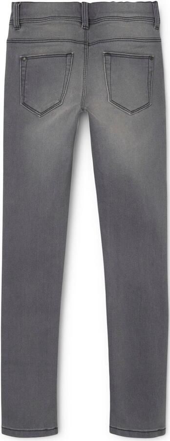 Name it skinny jeans NKFPOLLY light grey denim Grijs Meisjes Stretchdenim 128 - Foto 6