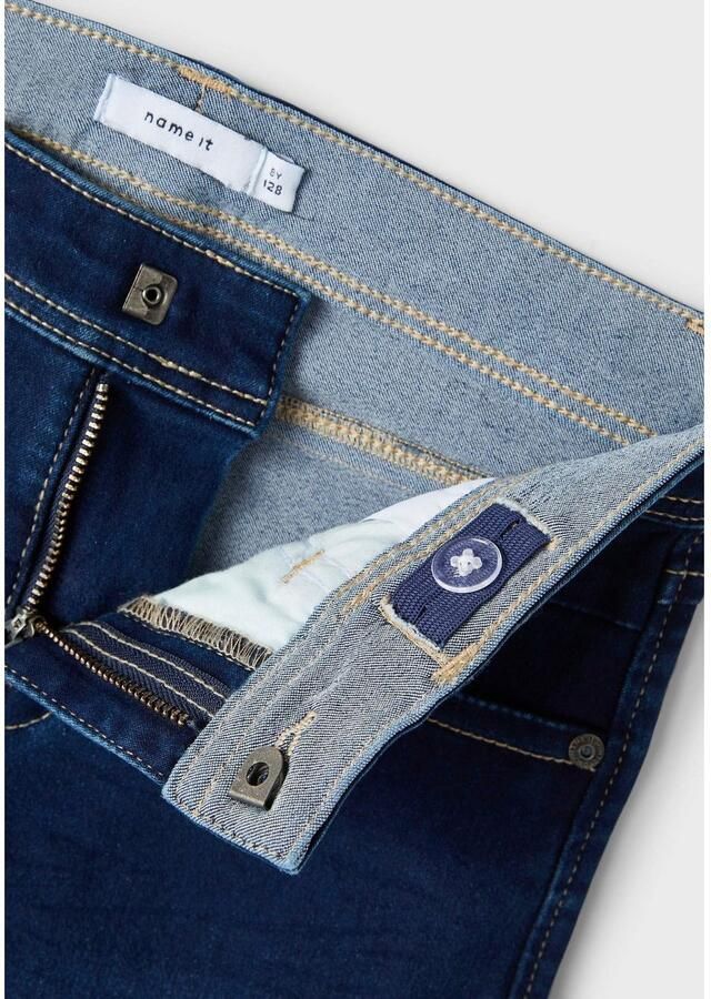 Name It Stretch jeans NKMSILAS voor jongens met verstelbare tailleband en slanke pasvorm - Foto 6