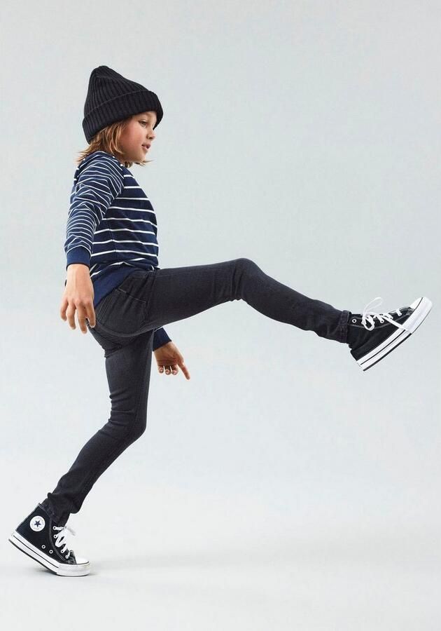 Name It Stretch jeans NKMSILAS voor jongens met verstelbare tailleband en slanke pasvorm - Foto 4