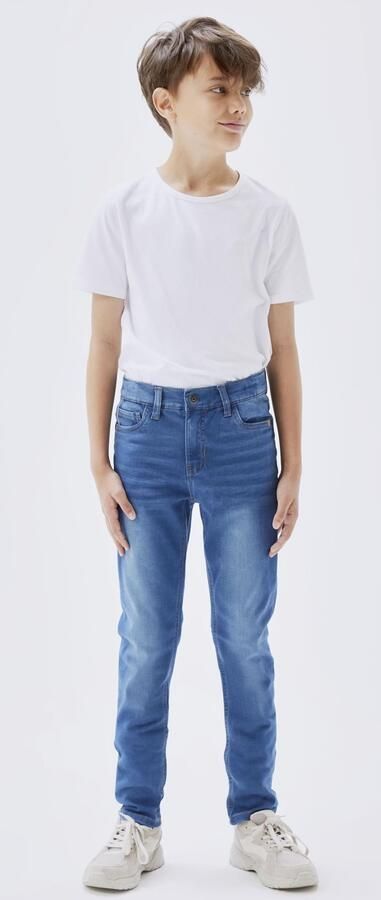 Name it Kids Nkmtheo Dnmclas Pant Noos Medium Blue Denim | Freewear Jeans Blauw Heren - Foto 10