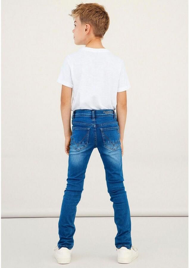 Name it Kids Nkmtheo Dnmclas Pant Noos Medium Blue Denim | Freewear Jeans Blauw Heren - Foto 7
