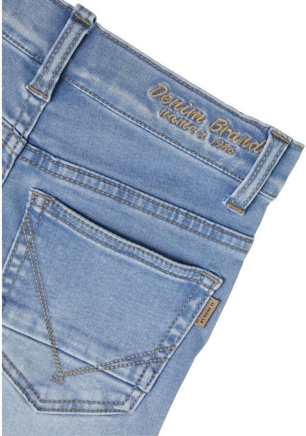 Name it KIDS slim fit jeans NKMTHEO light denim Blauw Jongens Viscose Effen 104 - Foto 2