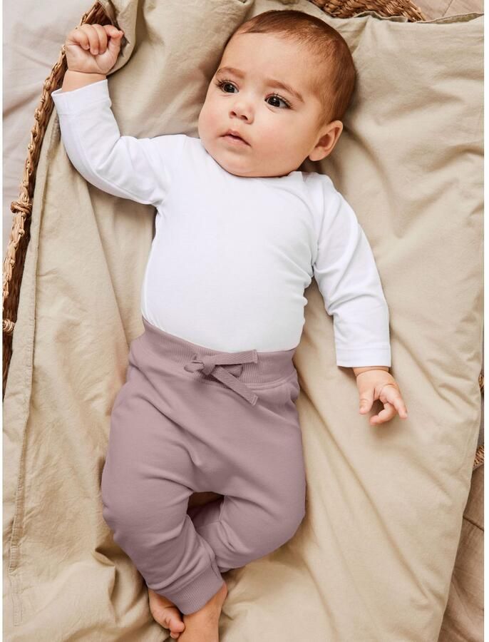 Name It Sweatbroek NBNTAKKI voor en met trekkoord effen casual regular fit katoenmix sweatstof - Foto 4