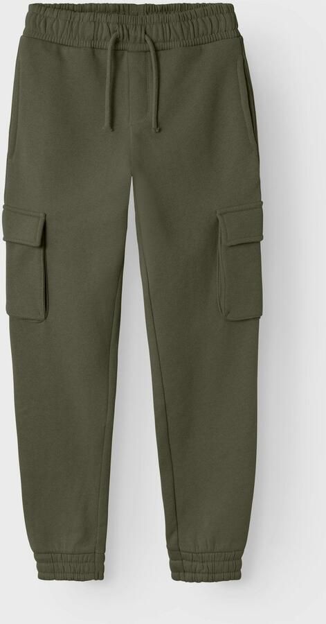 Name it KIDS cargobroek NKMOLLIE Groen Jongens Sweat Effen 122 - Foto 3