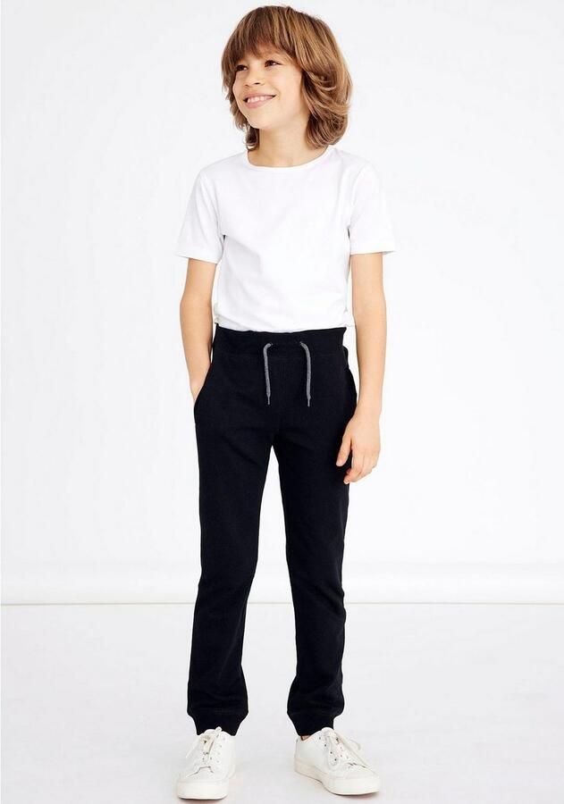 Name It Sweatbroek NKMSWEAT – Jogger met verstelbare tailleband en ribboorden - Foto 8