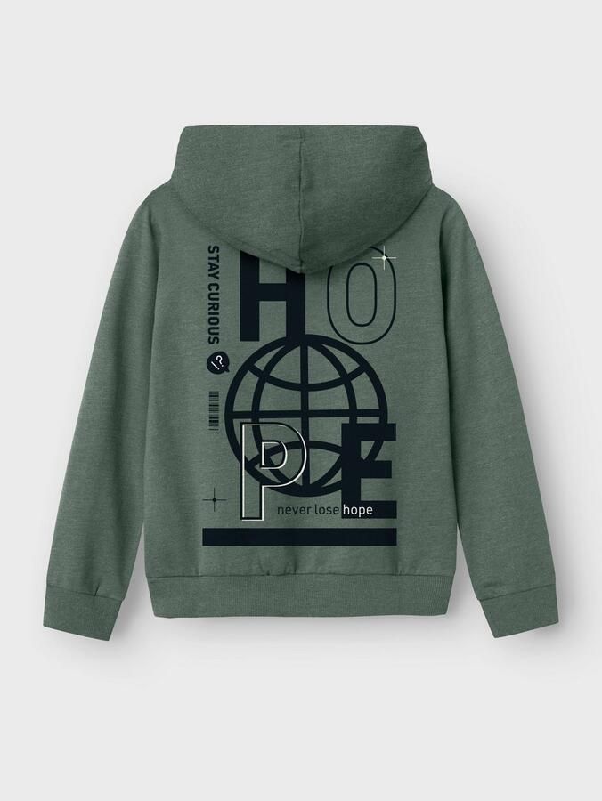 Name It Sweatshirt NKMOLAF LS NREG SWE WH BRU PB - Foto 3