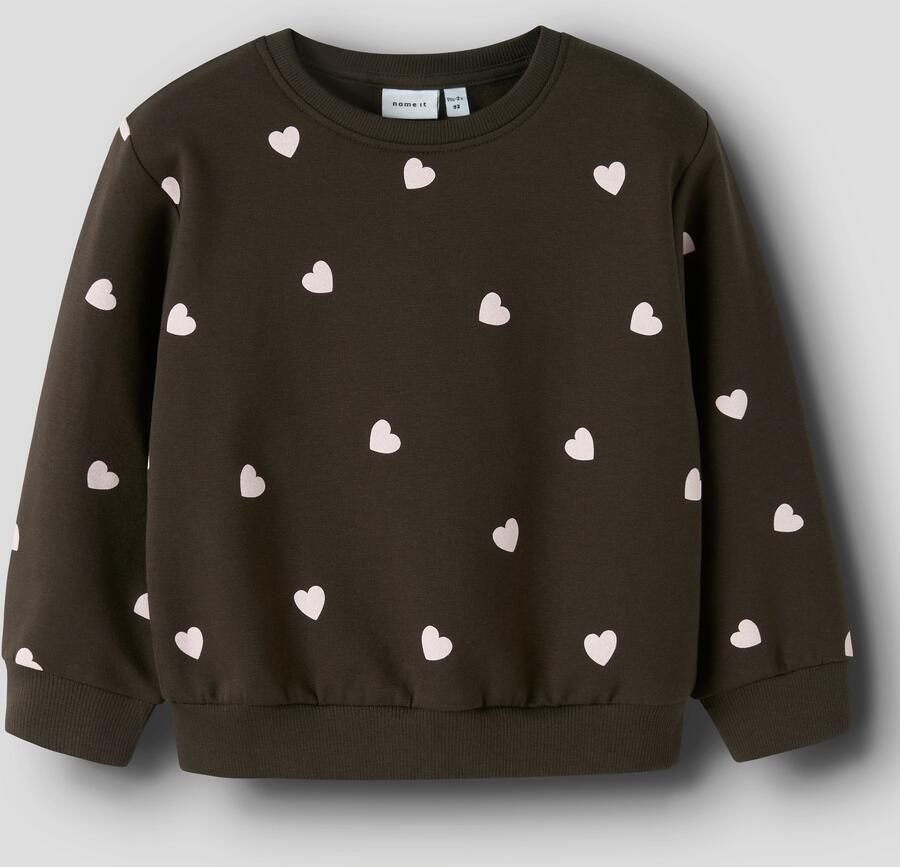 Name It Sweatshirt NMFNEHEART NREG SWEAT BRU