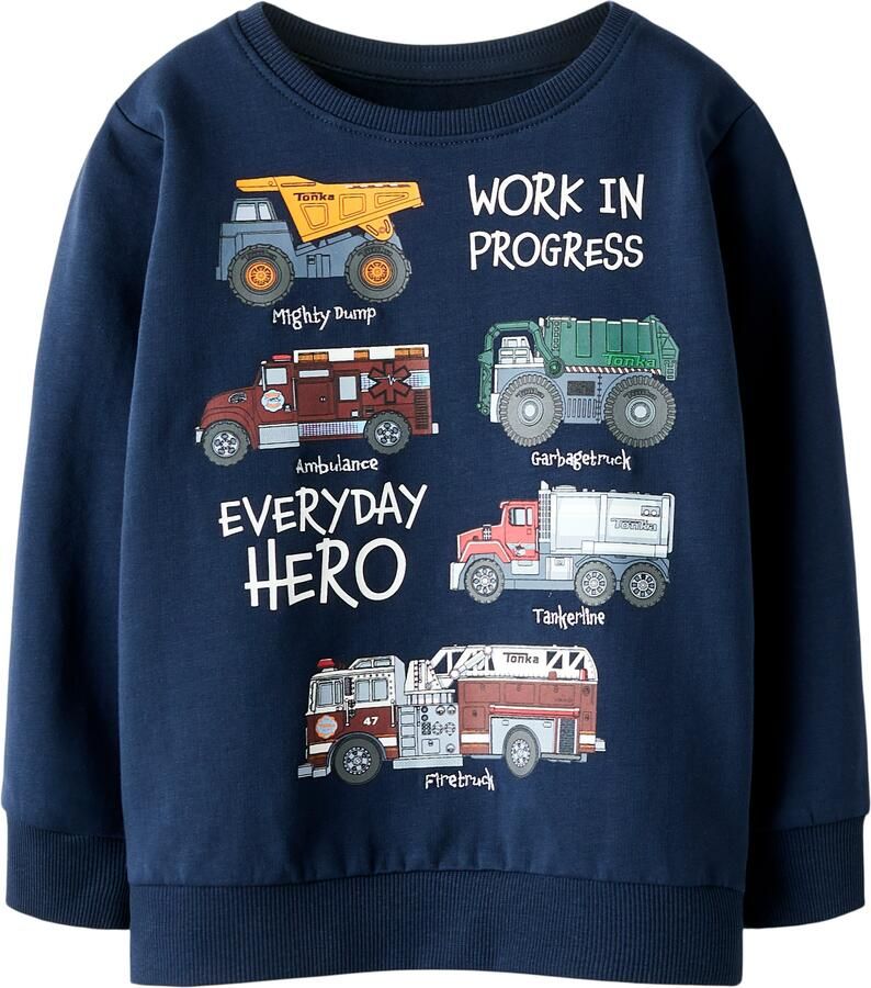 Name It Sweatshirt NMMORSON TONKA NREG SWEAT BRU CPLG - Foto 3