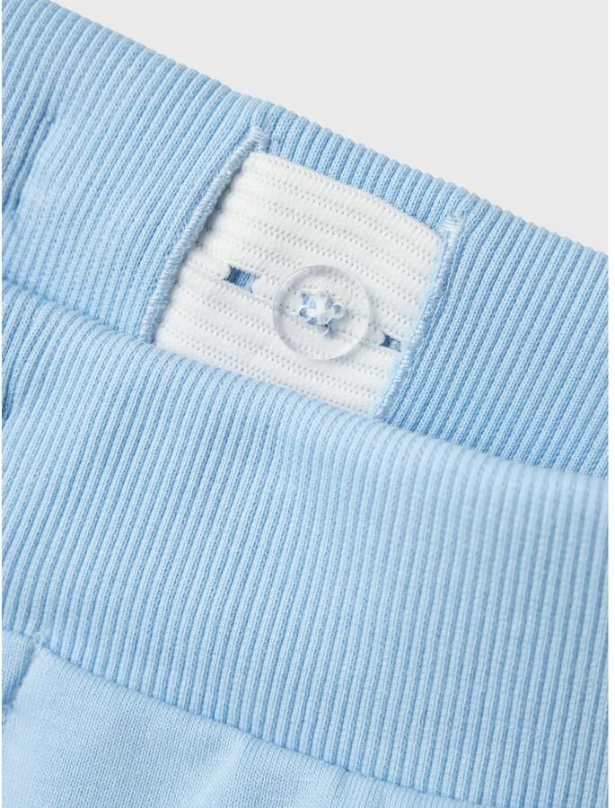 Name it KIDS sweatshort NKMVERMO set van 2 lichtblauw donkerblauw Effen 164