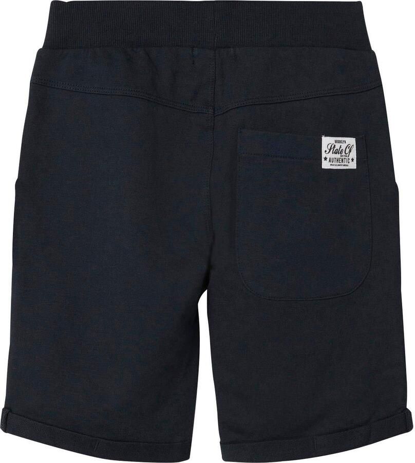 Name it KIDS regular fit sweatshort NKMVERMO donkerblauw Effen 152 - Foto 3