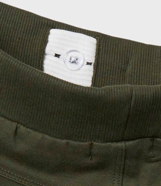 Name it KIDS regular fit sweatshort NKMVERMO donkergroen Effen 128 - Foto 4