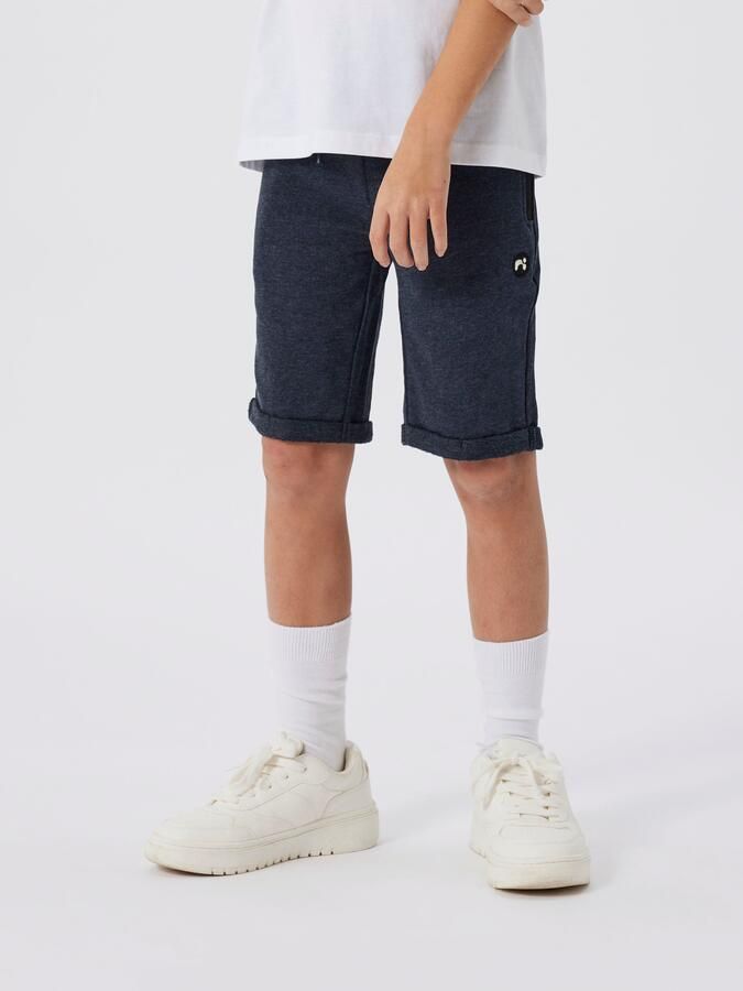 Name It Sweatshort NKMVIMO SWE SHORTS BRU NOOS Katoenmix omslagzoom zakken met ritssluiting - Foto 4