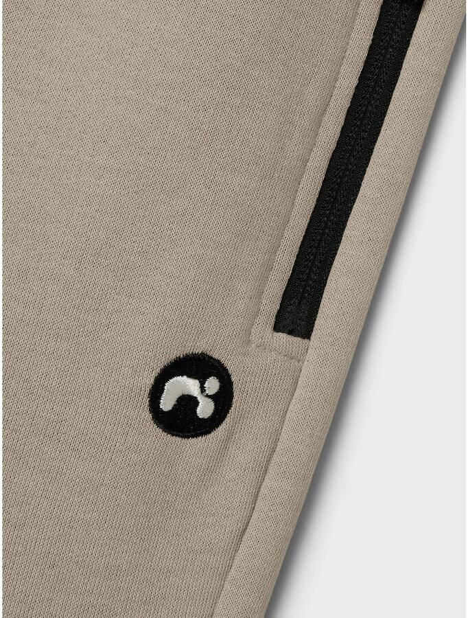 Name It Sweatshort NKMVIMO SWE SHORTS BRU NOOS Katoenmix omslagzoom zakken met ritssluiting - Foto 4