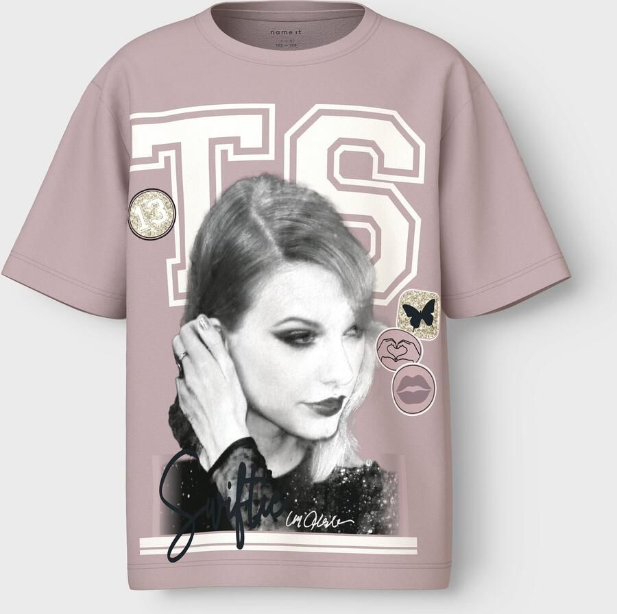 Name It T-shirt NFKDUSAN TSWIFT SS NREG TOP BOX NOOS SKY - Foto 4