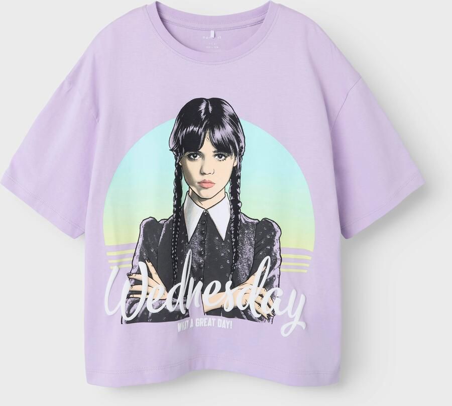 Name It T-shirt NKFDYP WEDNESDAY SS RLX TOP BOX NOOS SKY - Foto 3