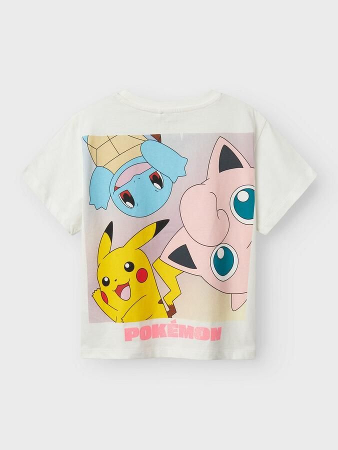 Name It T-shirt NKFDYPPI POKEMON SS RLX TOP NOOS SKY met geweldig pokémon borst- en groot rugmotief - Foto 6