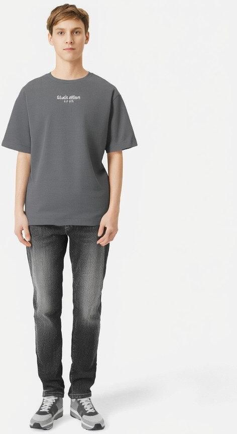 Name It T-shirt NKMBRODY SS NREG TOP NOOS met subtiel 3d-frontmotief - Foto 4