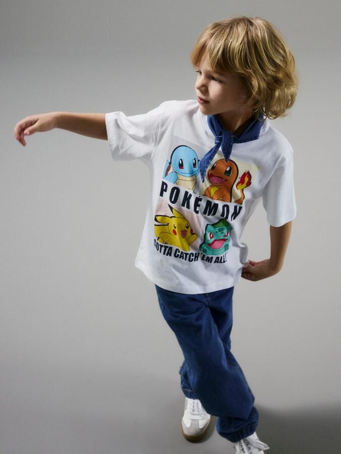 Name It T-shirt NKMDAZZ – Shirt met Pokémon-print en ronde hals bedrukt casual regular fit jersey ronde hals - Foto 4