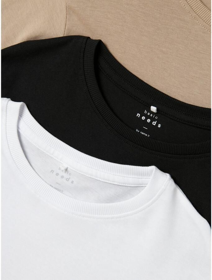 Name It T-shirt NKMVOBBO LS NREG TOP 3P NOOS (set 3-delig) - Foto 6