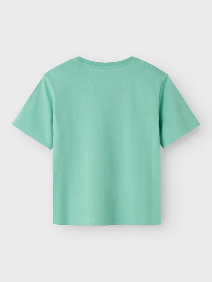 Name It T-shirt NKMVOBBO SS NREG TOP NOOS loose fit met licht overhangende schouders - Foto 3