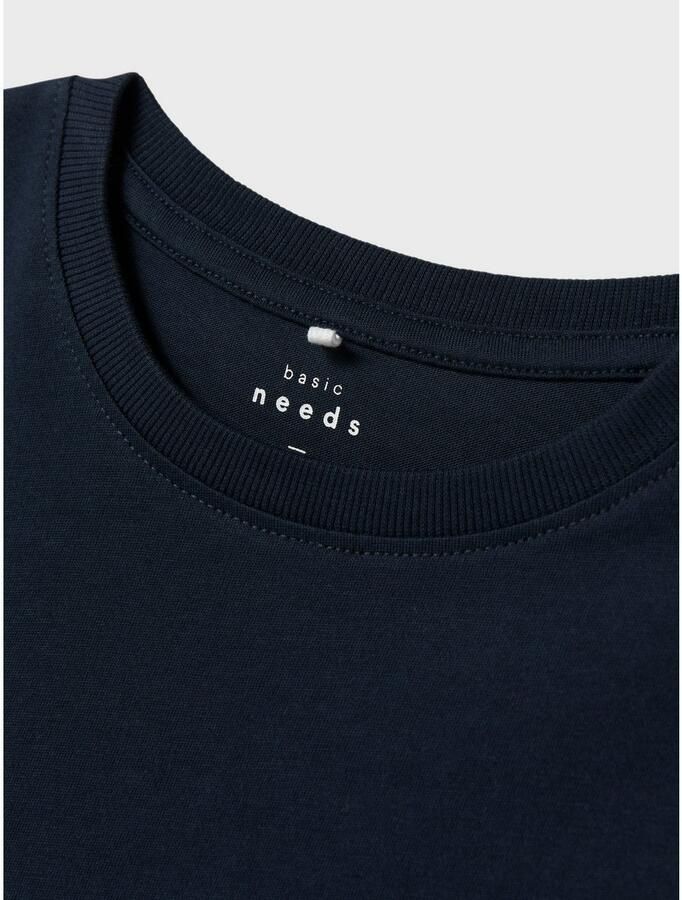 Name It T-shirt NKMVOBBO SS NREG TOP NOOS loose fit met licht overhangende schouders - Foto 2