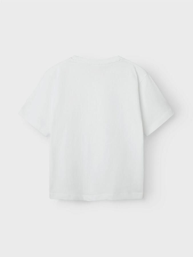 Name It T-shirt NKMVOBBO SS NREG TOP NOOS loose fit met licht overhangende schouders - Foto 4