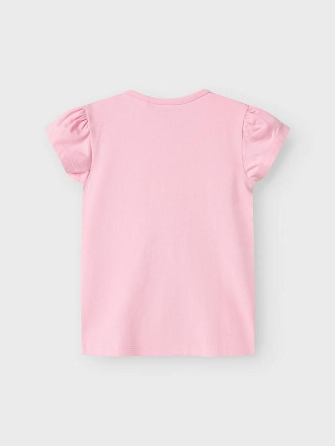 Name It T-shirt NMFFOLLY – Shirt met pofmouwen en glitter-steekmotief - Foto 4